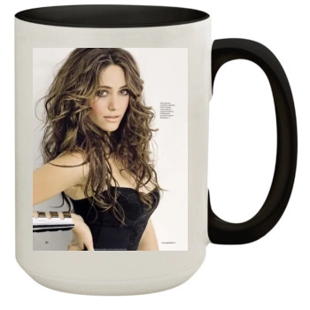 Emmy Rossum 15oz Colored Inner & Handle Mug