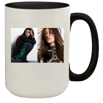 Emmy Rossum 15oz Colored Inner & Handle Mug