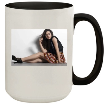 Emmy Rossum 15oz Colored Inner & Handle Mug