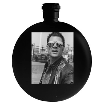 Johnny Knoxville Round Flask