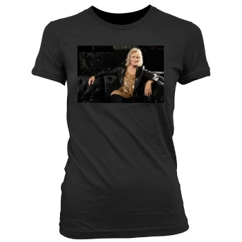 Glenn Close Women's Junior Cut Crewneck T-Shirt