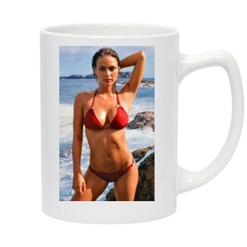 Josie Maran 14oz White Statesman Mug