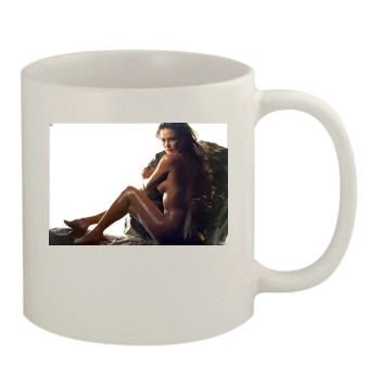 Josie Maran 11oz White Mug