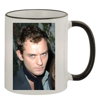 Jude Law 11oz Colored Rim & Handle Mug