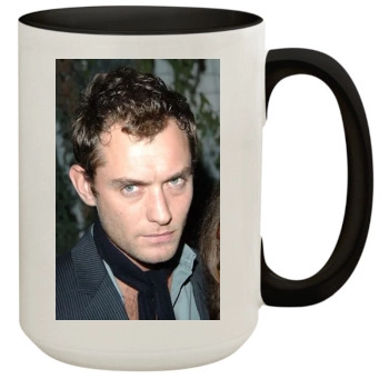 Jude Law 15oz Colored Inner & Handle Mug