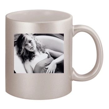 Julia Stiles 11oz Metallic Silver Mug