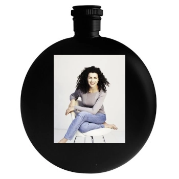 Julianna Margulies Round Flask