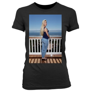 Heidi Montag Women's Junior Cut Crewneck T-Shirt