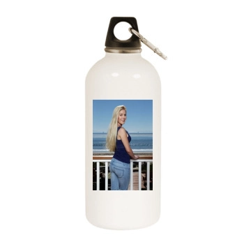 Heidi Montag White Water Bottle With Carabiner