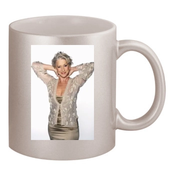 Helen Mirren 11oz Metallic Silver Mug