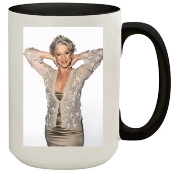 Helen Mirren 15oz Colored Inner & Handle Mug