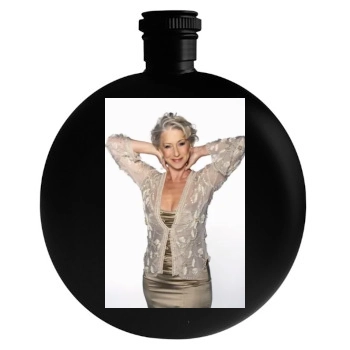 Helen Mirren Round Flask