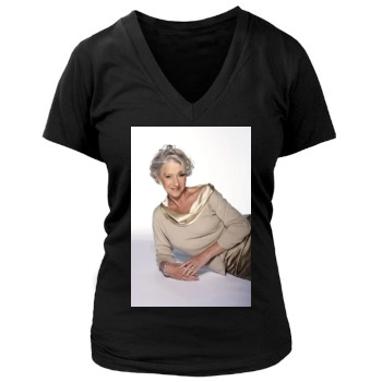 Helen Mirren Women's Deep V-Neck TShirt