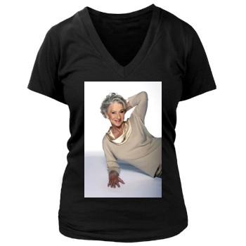 Helen Mirren Women's Deep V-Neck TShirt