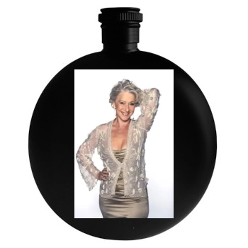 Helen Mirren Round Flask