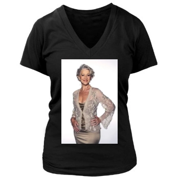 Helen Mirren Women's Deep V-Neck TShirt