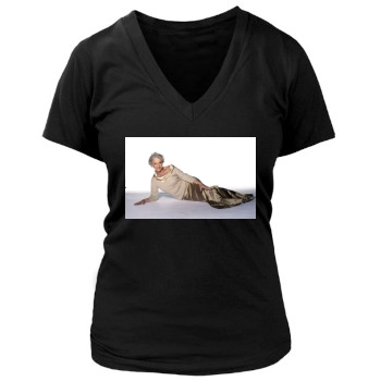 Helen Mirren Women's Deep V-Neck TShirt