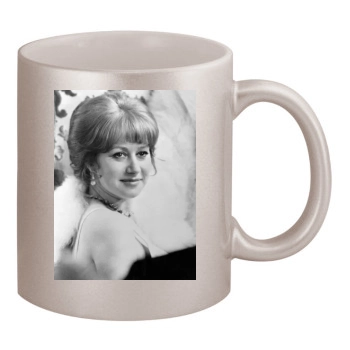 Helen Mirren 11oz Metallic Silver Mug