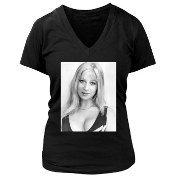 Helen Mirren Women's Deep V-Neck TShirt