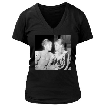 Helen Mirren Women's Deep V-Neck TShirt