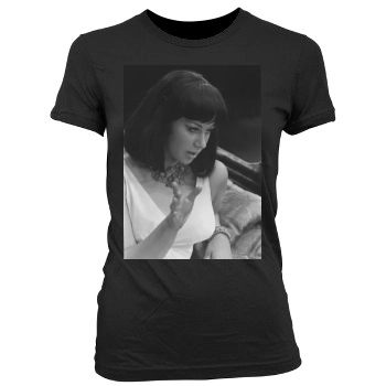 Helen Mirren Women's Junior Cut Crewneck T-Shirt