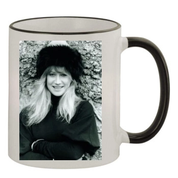 Helen Mirren 11oz Colored Rim & Handle Mug