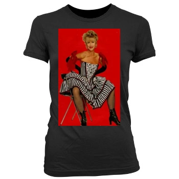 Helen Mirren Women's Junior Cut Crewneck T-Shirt