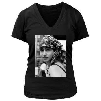 Helen Mirren Women's Deep V-Neck TShirt