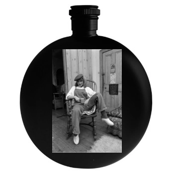 Helen Mirren Round Flask