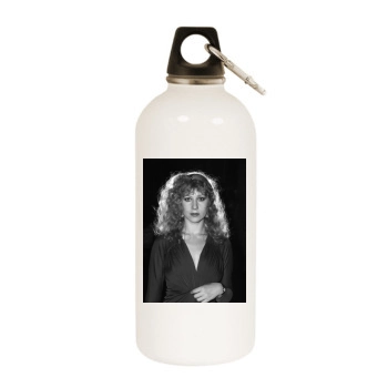 Helen Mirren White Water Bottle With Carabiner