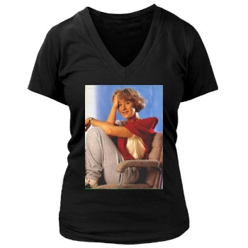 Helen Mirren Women's Deep V-Neck TShirt