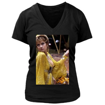 Helen Mirren Women's Deep V-Neck TShirt