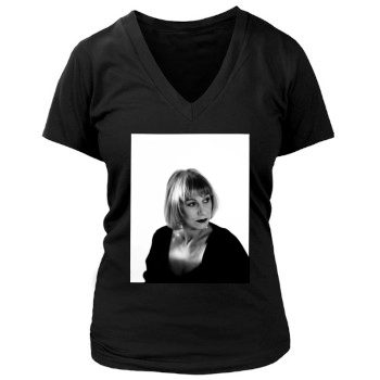 Helen Mirren Women's Deep V-Neck TShirt