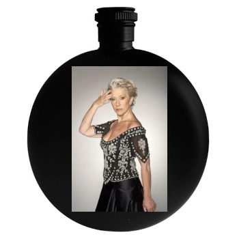 Helen Mirren Round Flask