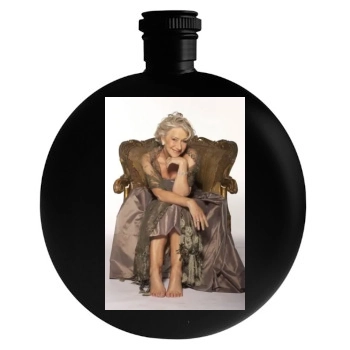 Helen Mirren Round Flask