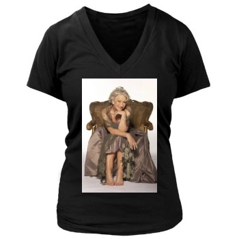 Helen Mirren Women's Deep V-Neck TShirt