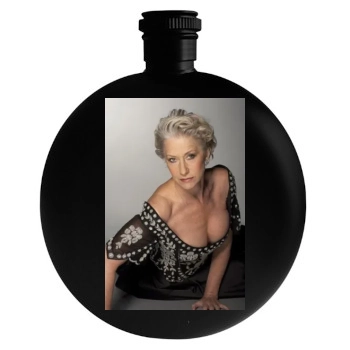 Helen Mirren Round Flask