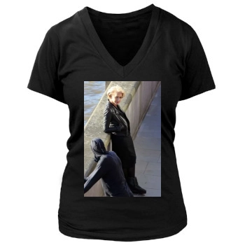 Helen Mirren Women's Deep V-Neck TShirt