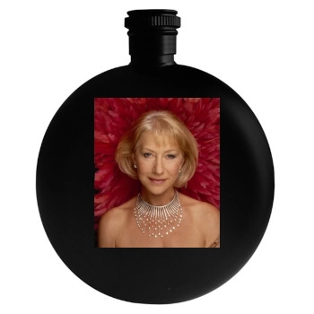 Helen Mirren Round Flask