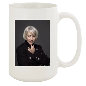 Helen Mirren 15oz White Mug