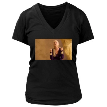 Helen Mirren Women's Deep V-Neck TShirt