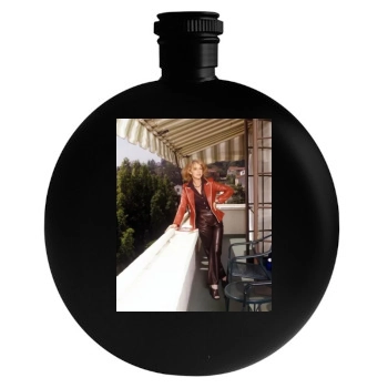 Helen Mirren Round Flask