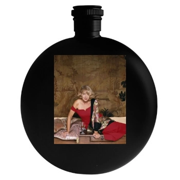 Helen Mirren Round Flask