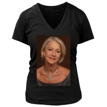 Helen Mirren Women's Deep V-Neck TShirt