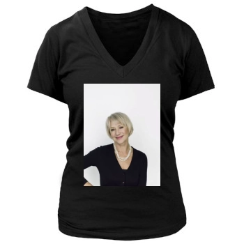 Helen Mirren Women's Deep V-Neck TShirt