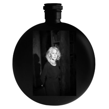 Helen Mirren Round Flask