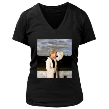 Helen Mirren Women's Deep V-Neck TShirt