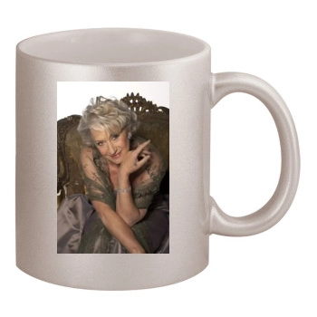 Helen Mirren 11oz Metallic Silver Mug