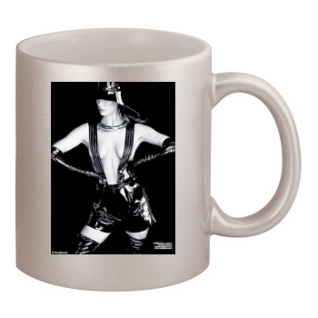 Irina Shayk 11oz Metallic Silver Mug