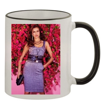 Irina Shayk 11oz Colored Rim & Handle Mug